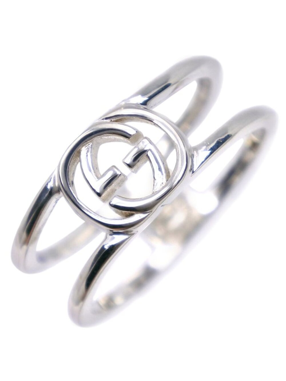 Gucci Interlocking G 925 Sterling Silver Ring